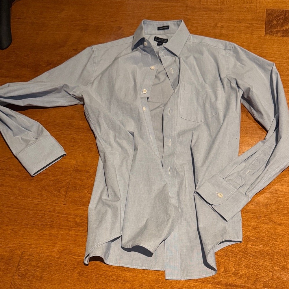 J. Crew Light Blue Men's Dress Shirt